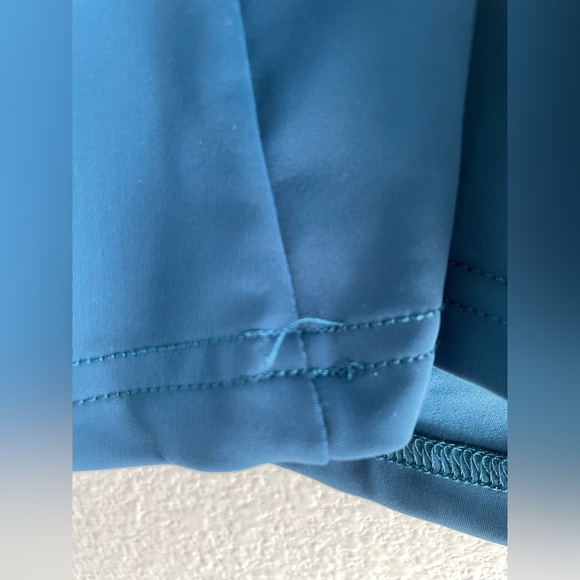 Lime Ricki indigo blue double-cinch tankini modest coverage swim suit top | M - Picture 9 of 9